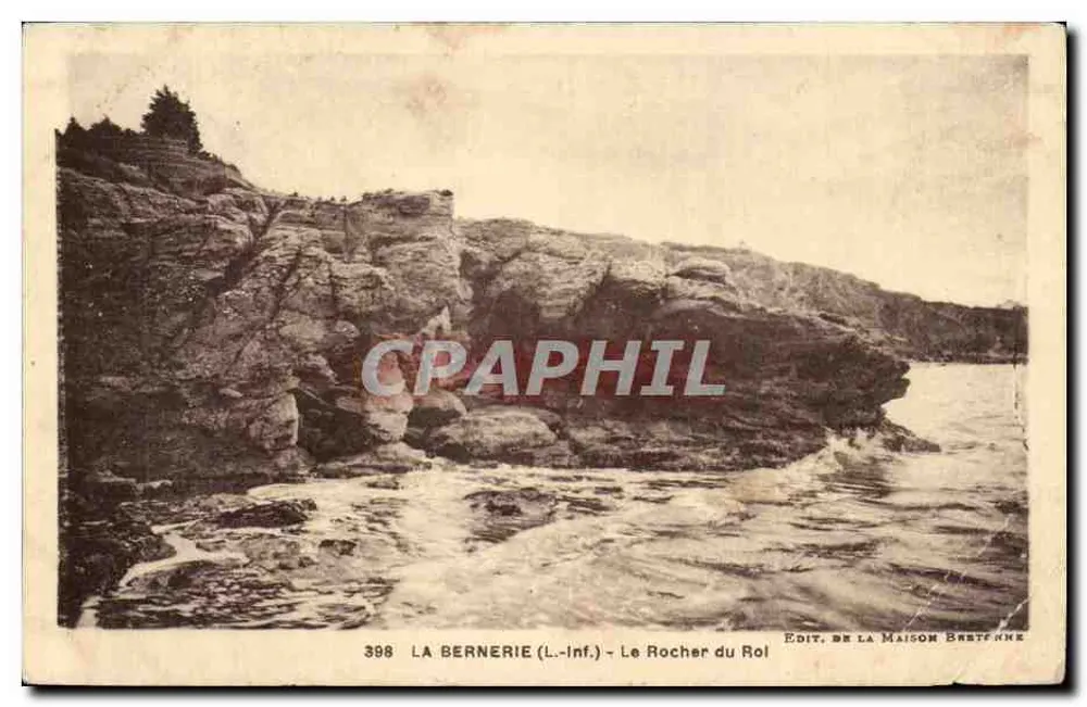 La Bernerie (L.-Inf.) — Le Rocher du Rol — Edit. de la Maison Bretonne - Frente