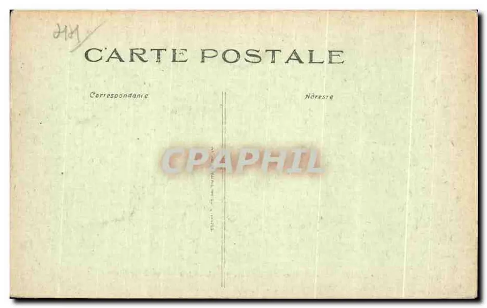 NANTES - Denkmal für die Toten für die Patrie (Cours Saint-Pierre) — unbekannter Verlag, Nr. 24 - Rückseite