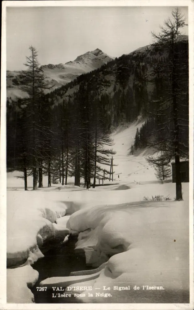 Val d'Isère — Der Signal de l’Iseran unter Schnee — Editionen « La Savoie » n°7267 - Vorderseite