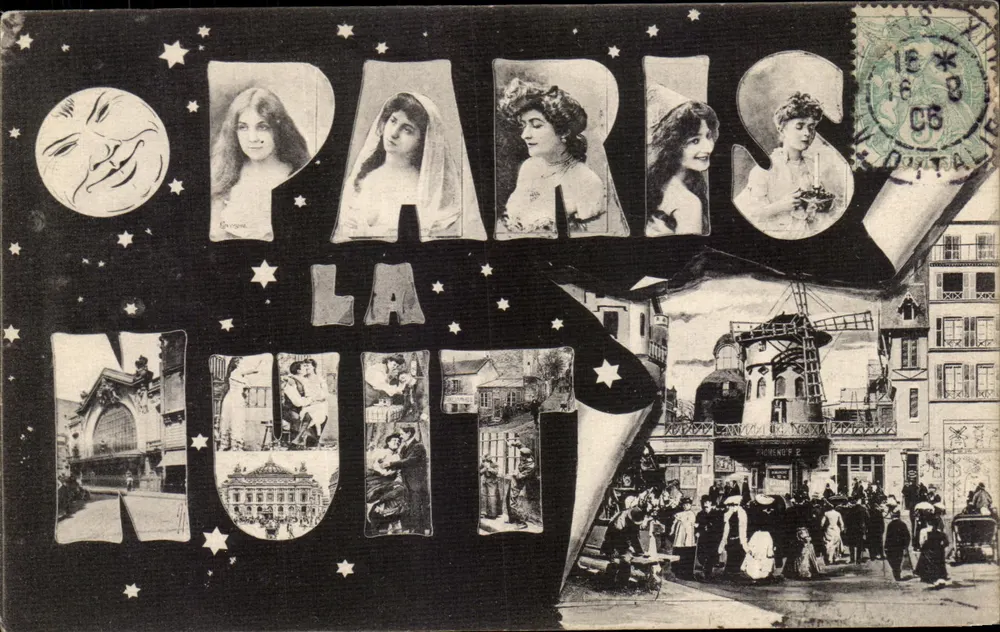 París de Noche — editor Pichon & Cie - Anverso