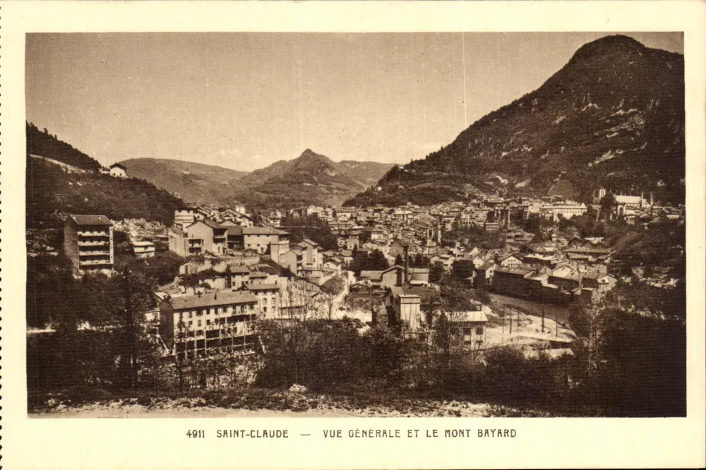 Saint-Claude — Allgemeiner Blick und Mount Bayard — Edition Chessegres, St-Claude - Vorderseite