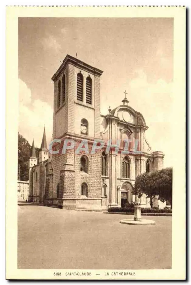 Saint-Claude — A Catedral — Edição Chosségros, Imp. Braun - Frente