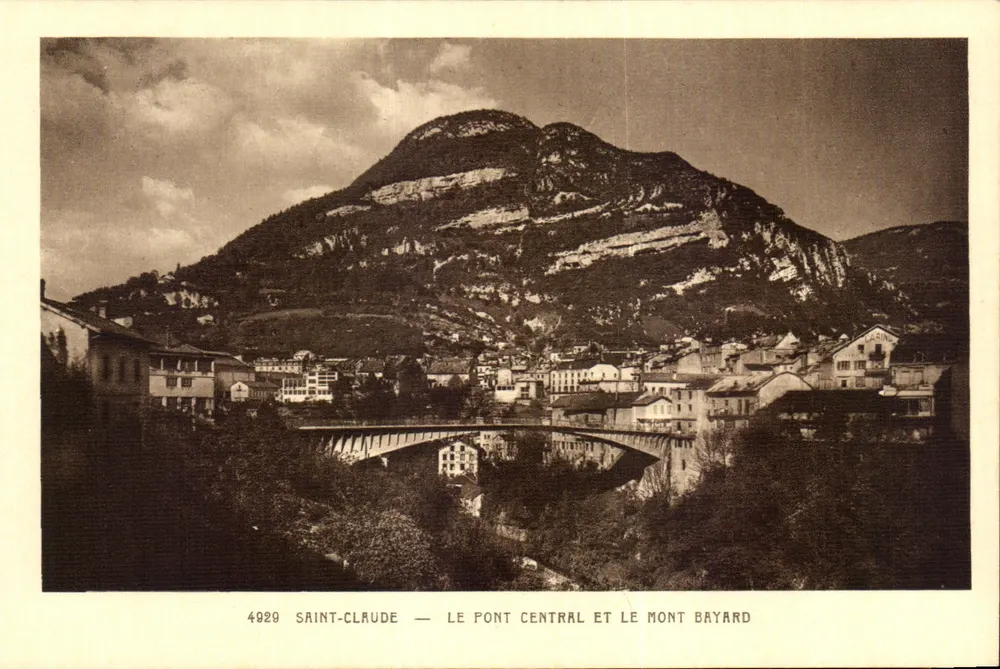 Saint-Clau de — Der Zentralbrücke und der Mont Bayard — Edition Braun - Vorderseite