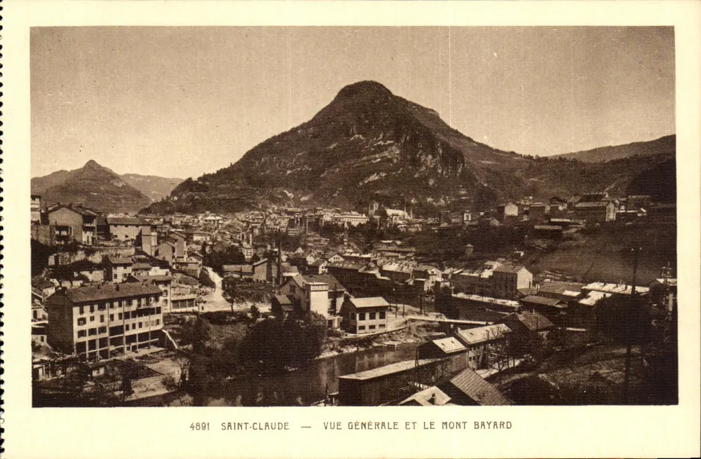 Saint-Claude — Allgemeiner Blick und Mont Bayard — Edition Chassegrès, Imp. Braun - Vorderseite