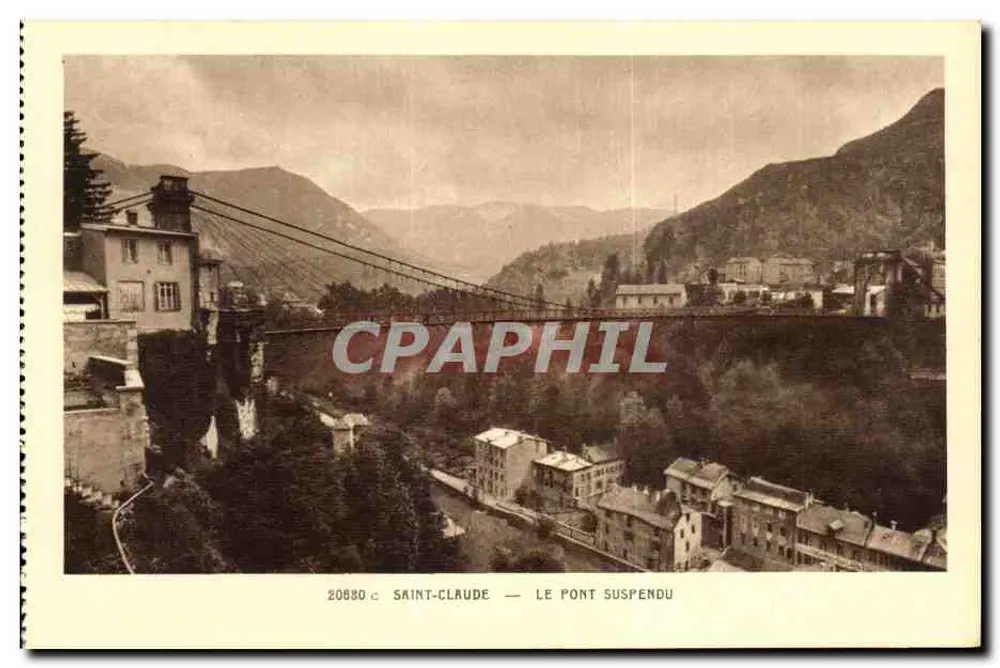 Saint-Clauade — O Ponte Suspensa - Frente