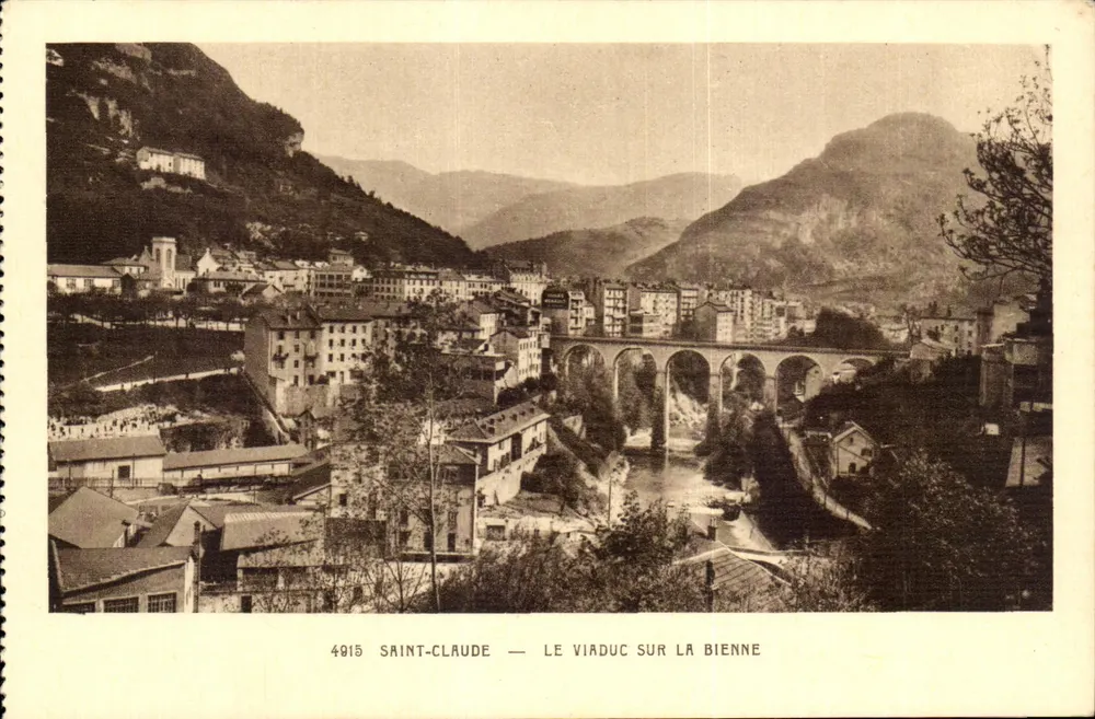Saint-Clauade — Most nad Bièenne — Wydawnictwo Chossegros, Stéphane Braun - Awers