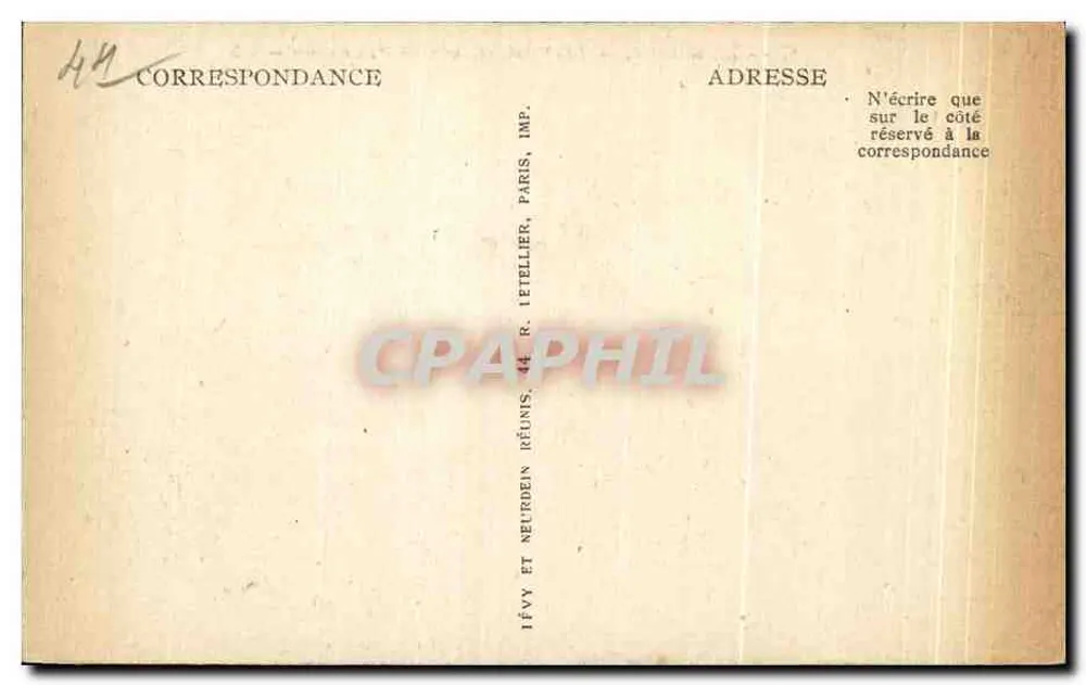 Le Croisic — Os Rochos, visto do Semáforo — LL - Verso