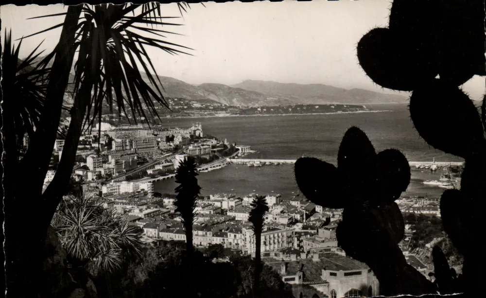Ansicht des Hafens, Monte-Carlo, Cap Martin — Ansicht vom exotischen Garten — Éditions S.E.P.T. - 2. Authentische Fotografie - Vorderseite