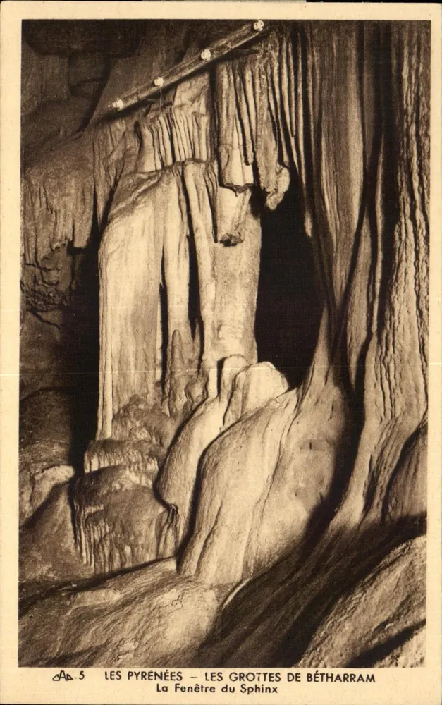 Die Pyrenäen – Die Höhlen von Bétharram – Das Fenster des Sphinx - Vorderseite