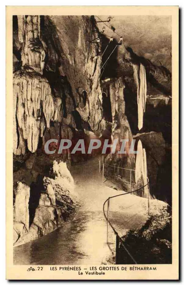 I Pirenei — Le Grotte di Bétharram — Il Vestibolo - Recto