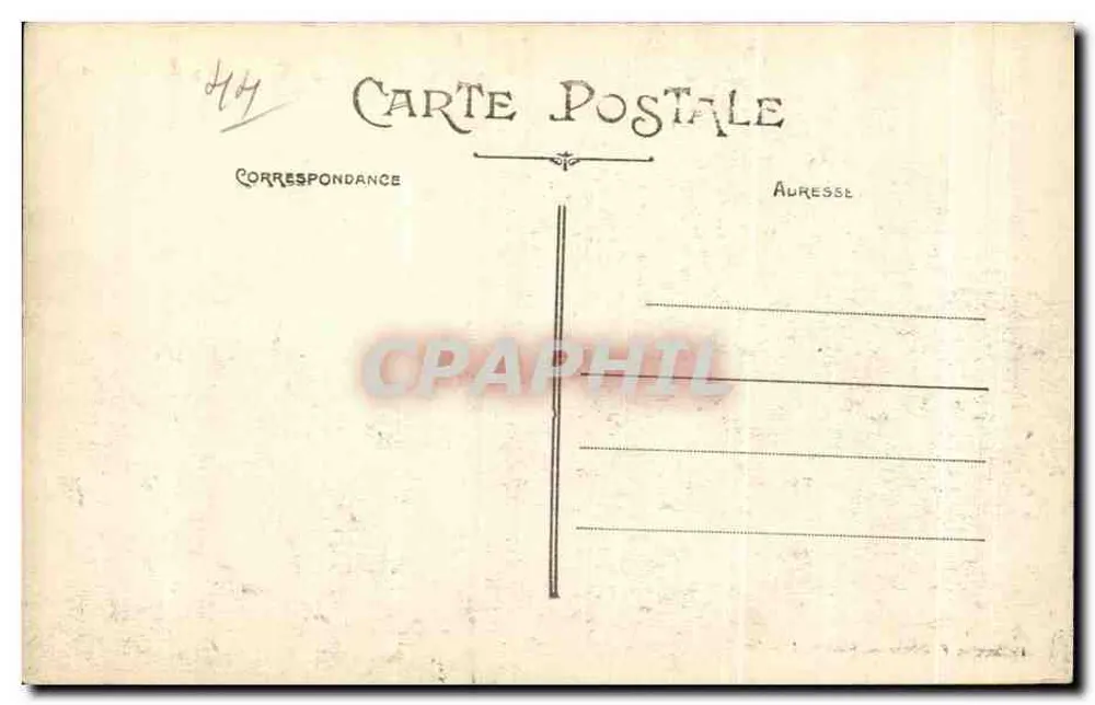 NANTES — La Cathédrale prise au Nord — Collection F. Chapeau, Nantes - 3e mille - Rückseite