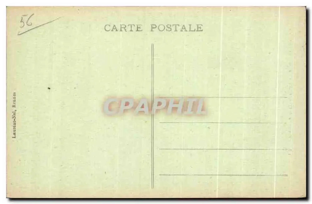 Halbinsel Quiberon — Höhlen von Port-Bara — n° 1180 - Rückseite