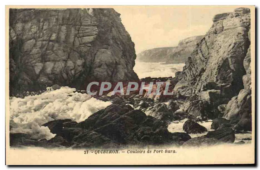 Quiberon — Couloirs de Port-Bara — G. Armand, Nantes - Frente