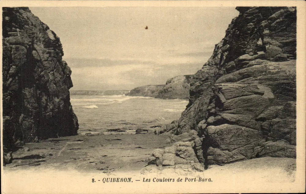 Quiberon — Die Passagen von Port-Bara — G. Arrioud, Verlag, Nantes - Vorderseite