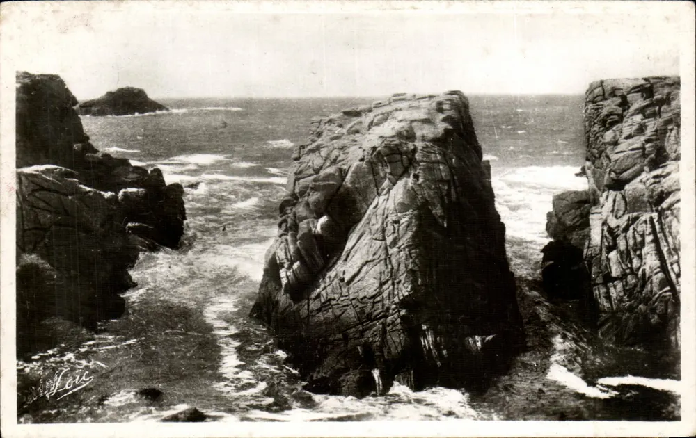 Coulouirs von Port-Bara — Halbinsel Quiberon — Laurent-Nel, Rennes, n°1206 - Vorderseite