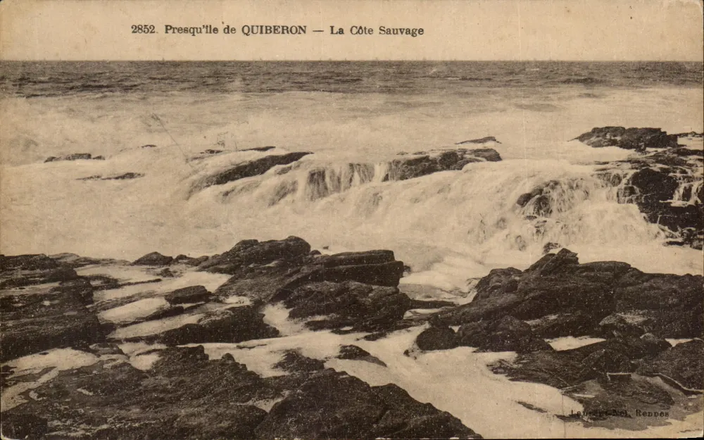 Presqu'île de QUIBERON — Die Wilde Küste — Langeot & Rendes - Vorderseite