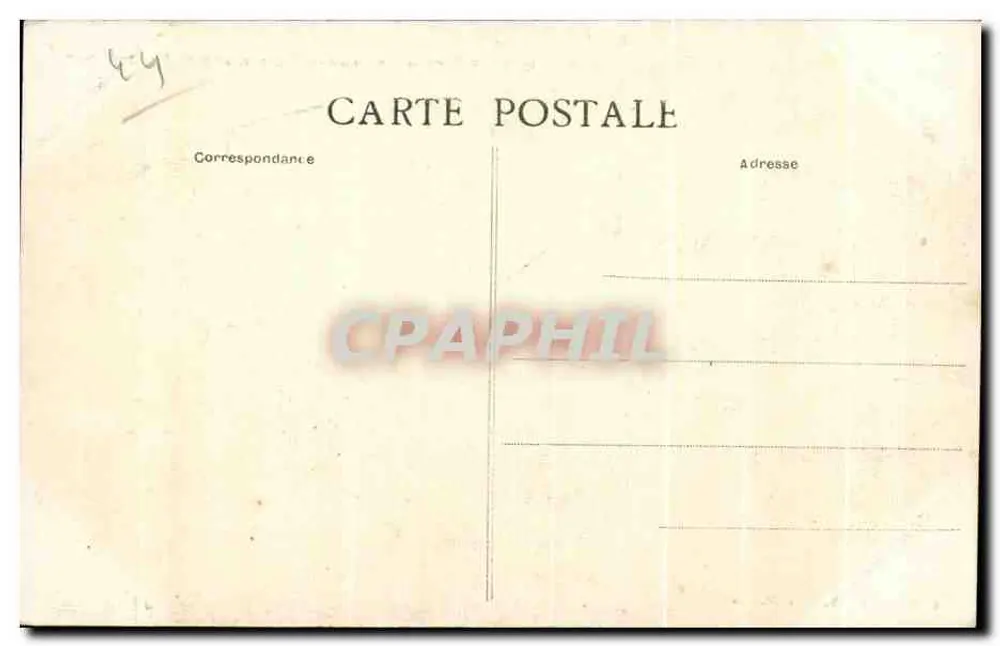 NANTES — Panorama in Richtung der Kirchen, aufgenommen vom Transbordeur — Sammlung F. Chapeau, Nantes - Rückseite
