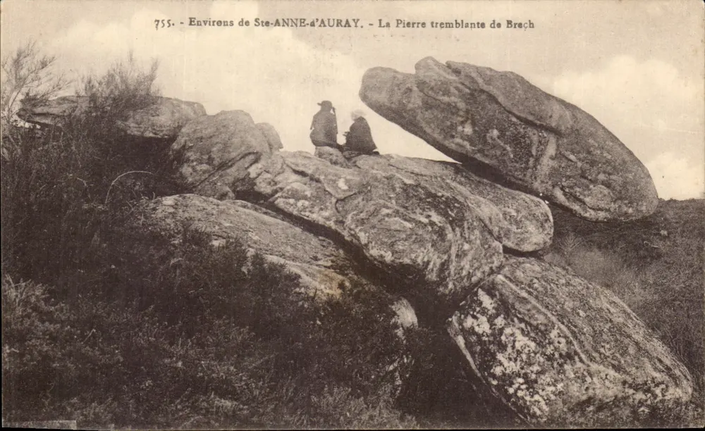 Umgebung von Ste-ANNE-d'AURAY — La Pierre tremblante de Brech — n° 755 - Vorderseite