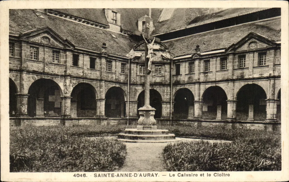 Sainte-Anne-d'Auray — O Calvário e o Claustro — editor L. Léon - Frente