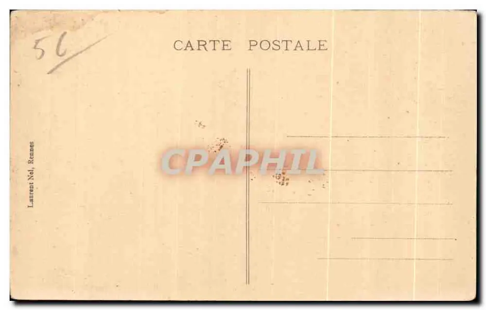 Ste-ANNE-d'AURAY — Le Cloître et le Chemin de Croix — éditeur Laurent Néel, Rennes, n°716 - Verso