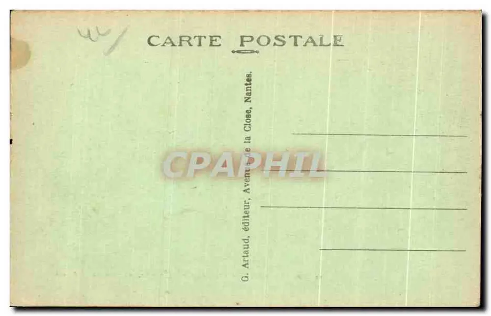 Pornichet (L.) — Boulevard des Océanides verso La Baule — G. Artaud, Nantes - Verso