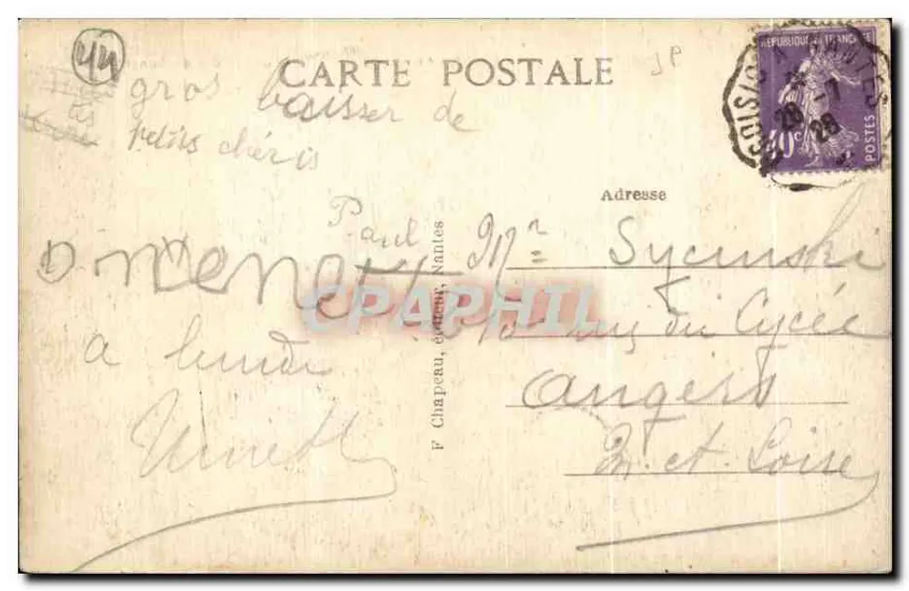 Pornichet (Loire-Inf.) — Na Costa de Congrigoux — n°34 - Verso