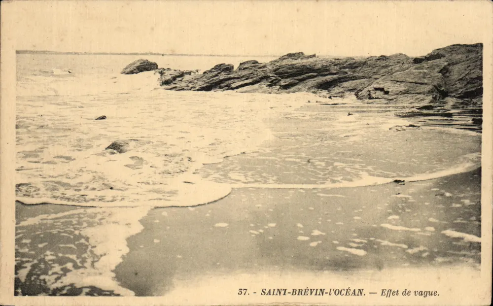Saint-Brevin-l'Océan — Golvend effect — G. Arnaud, uitgever - Voorkant