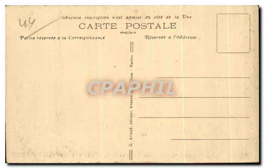 Saint-Brevin-l'Océan — Golvend effect — G. Arnaud, uitgever - Achterkant