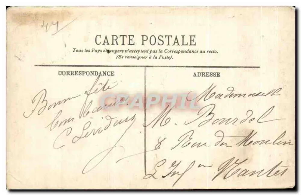 Pornic — Le Calvaire — LL. Éditeur LL. N° 88 - Verso