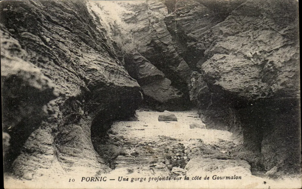 Tiefe Schlucht an der Küste von Gourmalon — Pornic — n°10 - Vorderseite