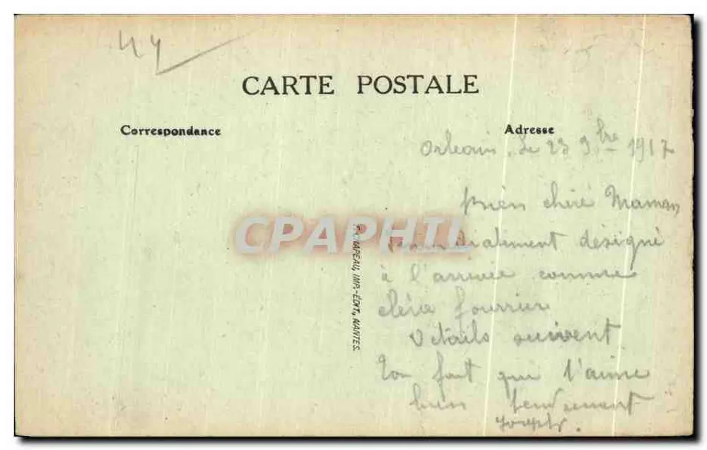 Abside da Basílica de São Nicolau — Nantes — editor '251 NANTES' - Verso