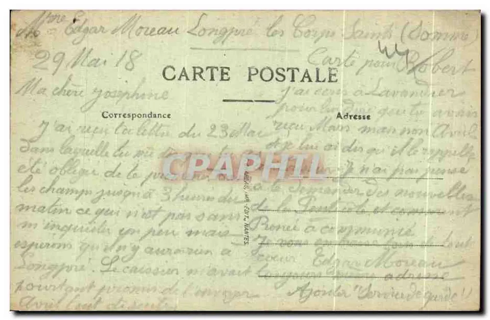 NANTES — Entrada do Cours Saint-Pierre — editor desconhecido, n° 42 - Verso