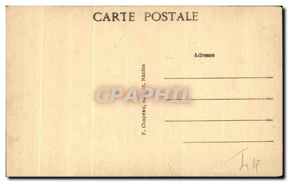 NANTES — Cour du Château — La Tour de la Couronne d'Or (15. Jahrhundert) - Rückseite