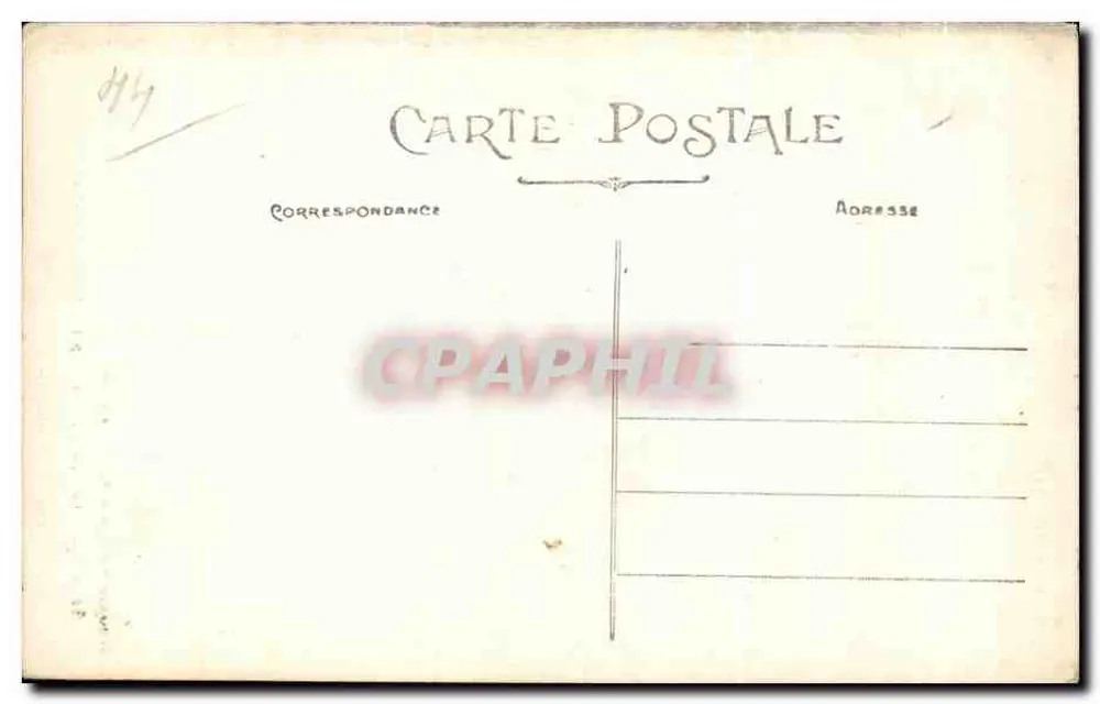 Piriac (Loire-Inf.) — Ansicht aus dem Inneren einer Höhle — Sammlung F. Chapeau, Nantes - 2e millie - Rückseite