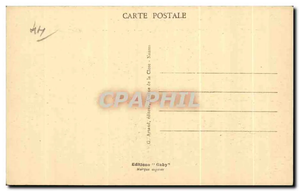 Das Grab von Almanzor — PIRIAC-SUR-MER (L.-Inf.) — Verlag Gaby - Rückseite
