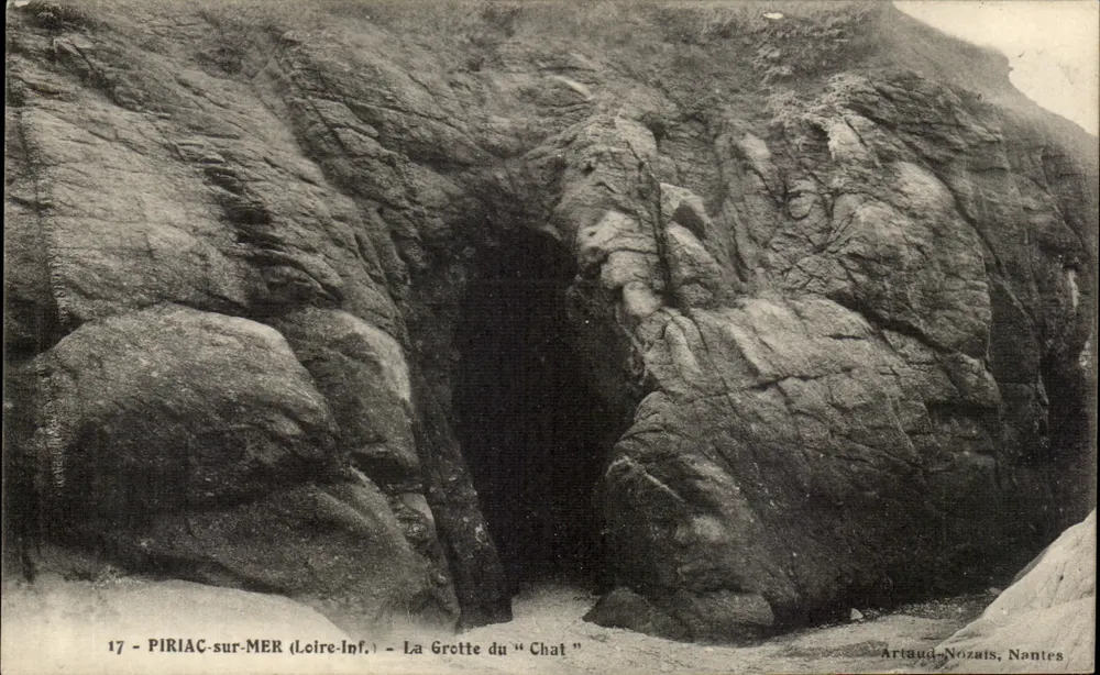 Piriac-sur-Mer (Loire-Inf.) — A Gruta do "Chat" — Artaud-Nozais, Nantes - Frente