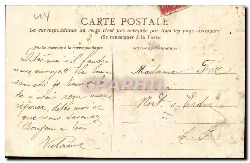 NANTES — Panoramablick vom Dom — Verlag Xanitex 185 - Rückseite
