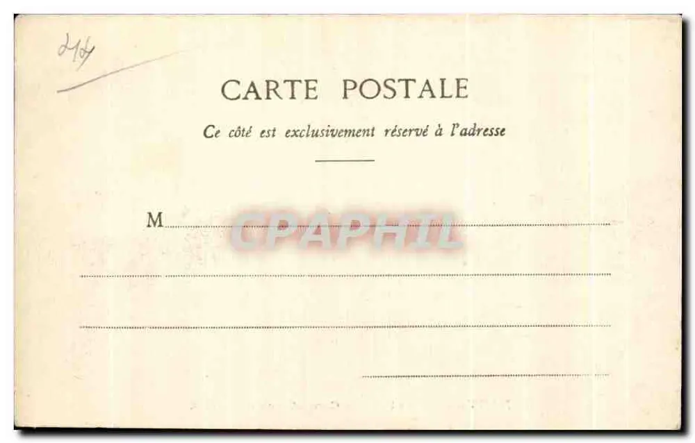 NANTES - Treppen der Hundert Stufen bei Ste-Anne — Sammlung A. Thuret, Nantes - Rückseite