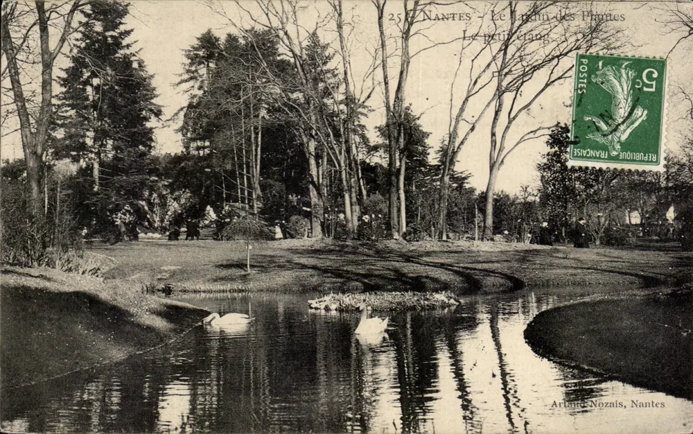 Nantes - Der Botanische Garten - Der kleine Teich - Arlande Nozais, Nantes - Vorderseite