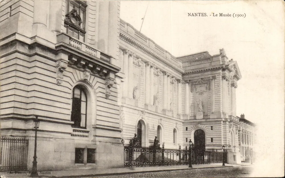 NANTES - O Museu (1900) — A. Thurel, Editor, Nantes - Frente