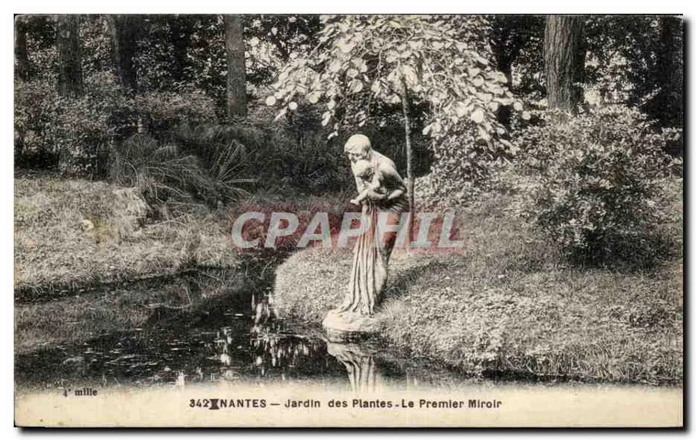 NANTES — Jardin des Plantes — Der Erste Spiegel — Verlag '4e millie', Nr. 342 - Vorderseite