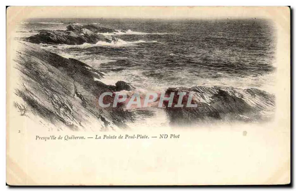 Quiberon-Halbinsel — La Pointe de Poul-Plate — ND Phot - Vorderseite