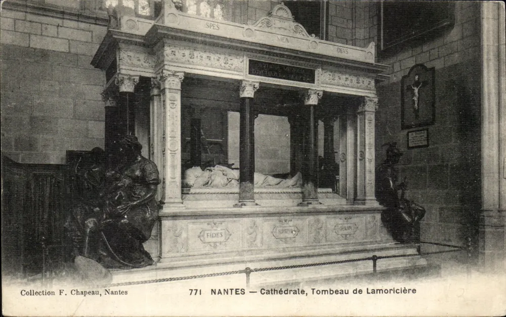 NANTES — Kathedrale, Grabmal Lamoricière — Sammlung F. Chapeau - Vorderseite