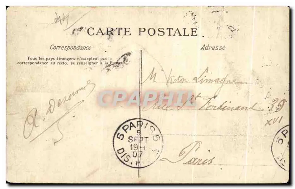 NANTES — Jardin des Plantes — Der See — C.L.C. — Sammlung E. Chapeau, Nantes - Rückseite