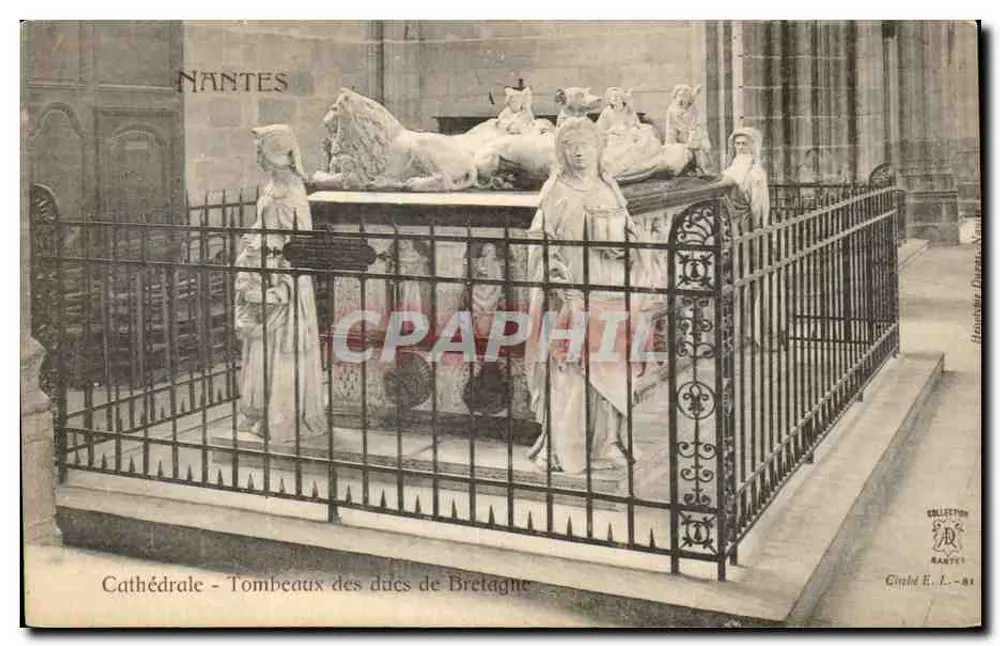 Kathedrale - Gräber der Herzöge von Bretagne — NANTES — Sammlung R. L. - 84 - Vorderseite