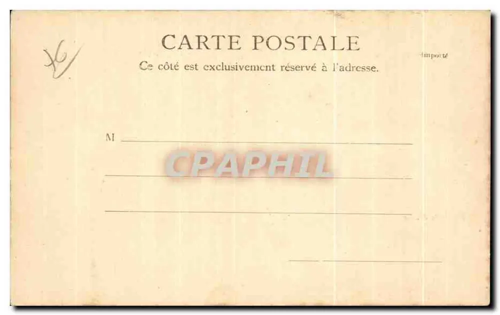 Palácio de Justiça — Lembrete do Havre — R. & J. D. 10642 gina - Verso