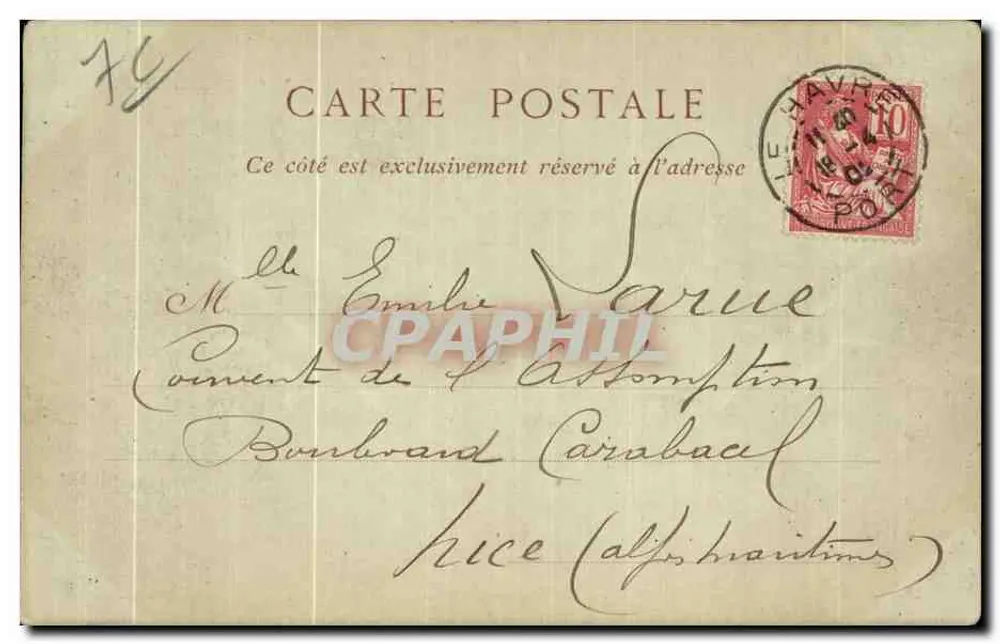 Le Havre — O Palácio de Justiça — Coleções ND Phot - Verso