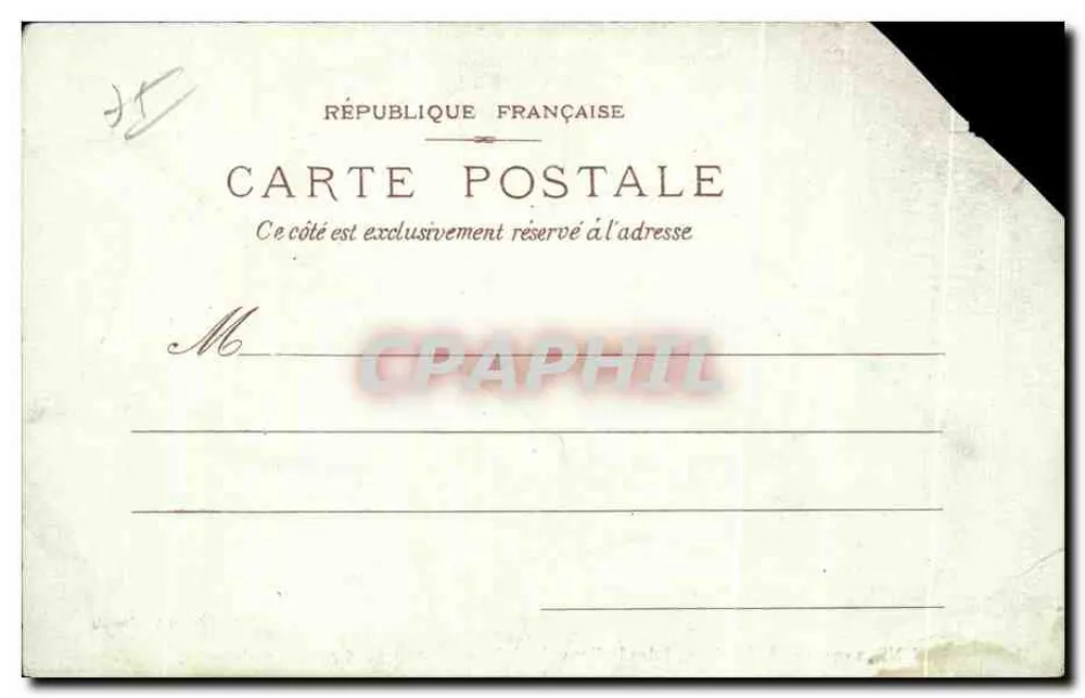 Parigi — Esposizione del 1900 — Il Trocadéro — Maison FNEUNE, Sarto, 8, Boulevard des Italiens - Verso