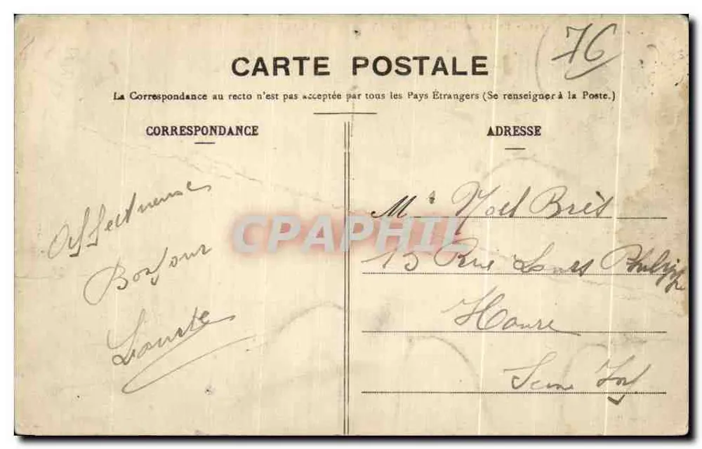 Gonfreville-l'Orcher — Le Château — E. Mellet, Harfleur - Rückseite