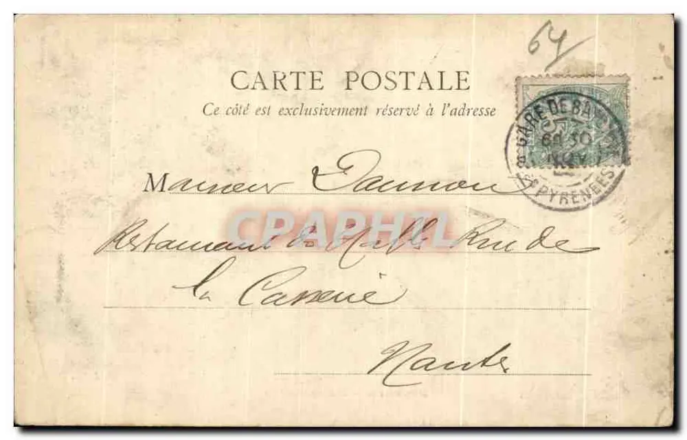 Bayonne — Les Arènes (2) — B.J.C., Paris - Verso